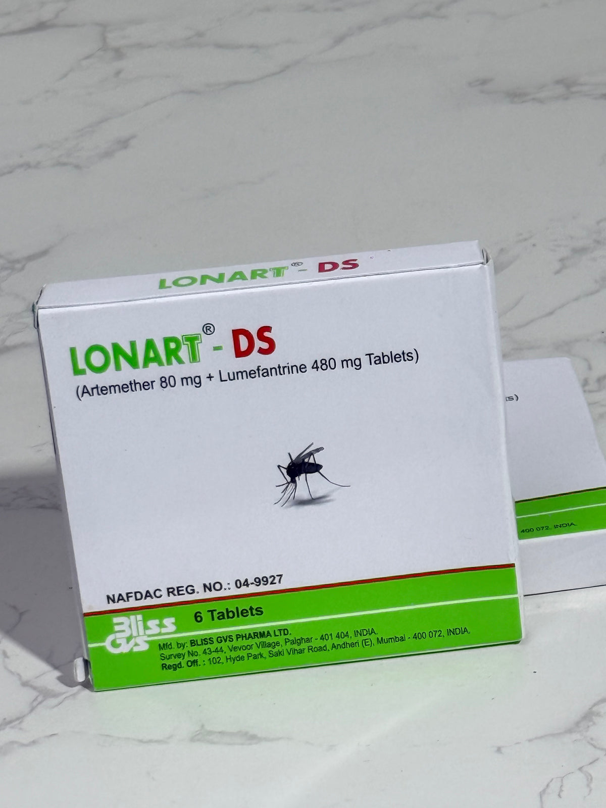 Lonart Antimalarial Tablets
