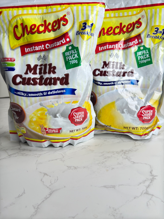 Checkers milk custard 700g
