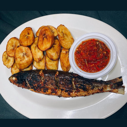 Grilled Fish and Plantain