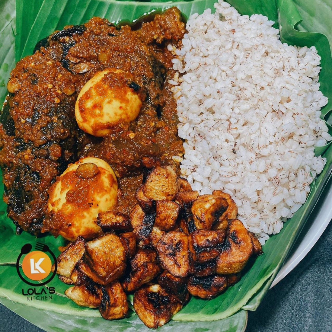 Ofada Rive Ofada Rice and Sauce – Lola's Kitchen